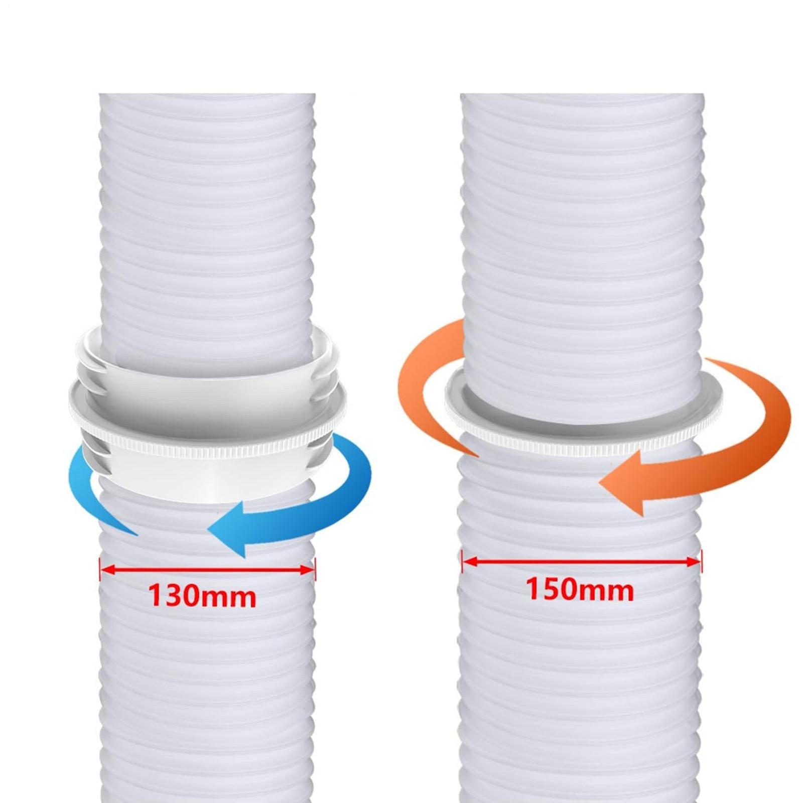 Portable Air Conditioner Hose Connector, Universal Exhaust Hose Coupler