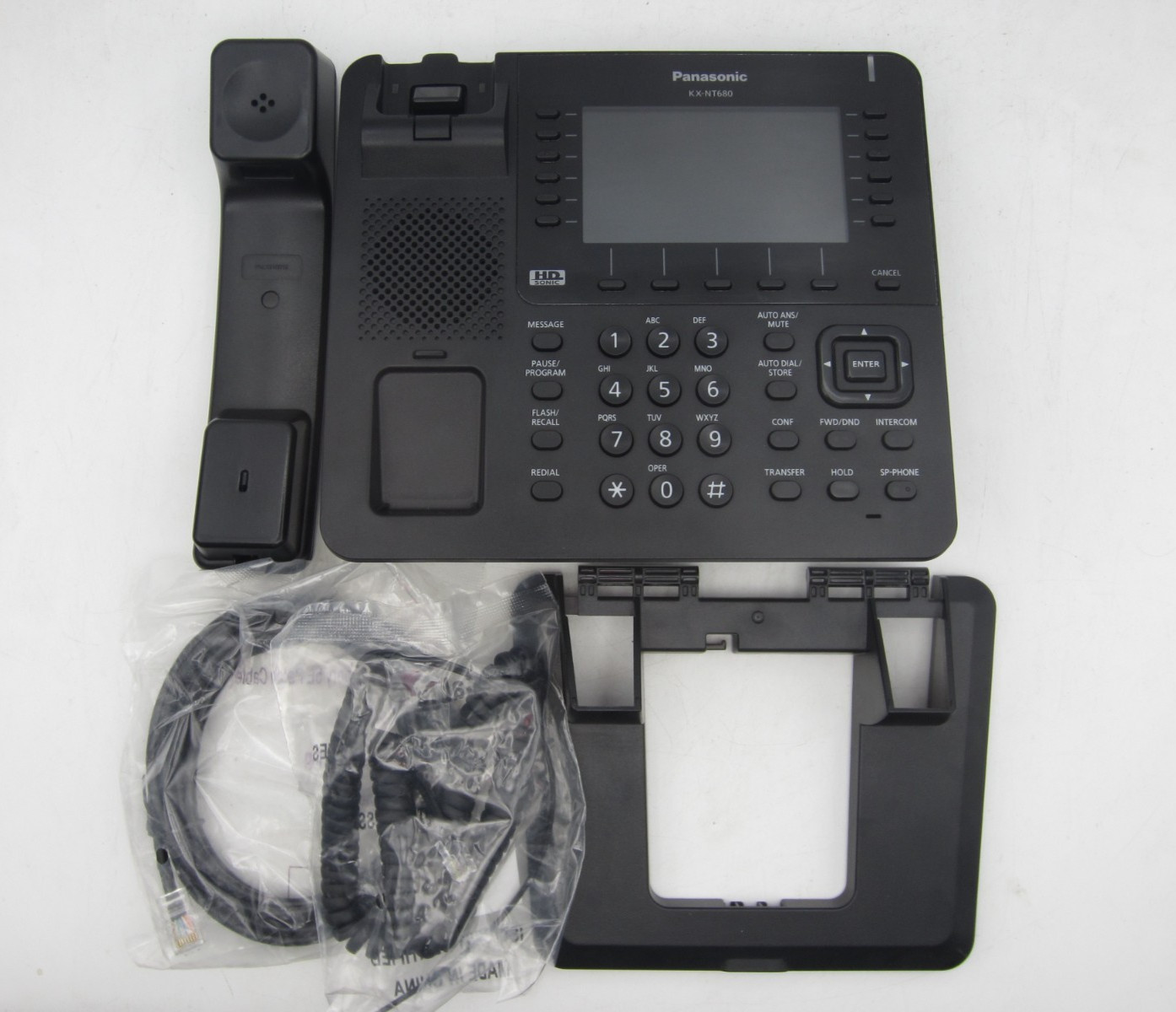 Panasonic KX-NT680-B 4.3″ Color LCD IP Phone Gigabit (7 in stock) Refurbished