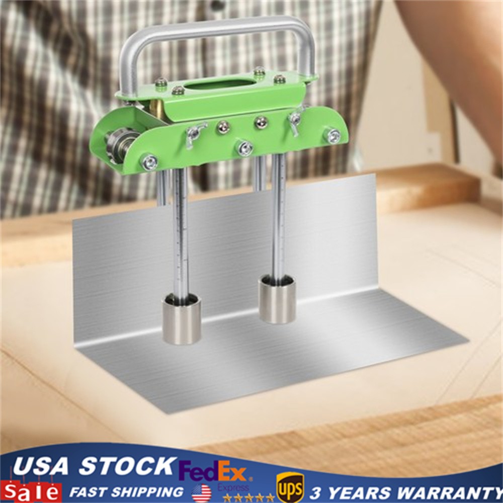 0-90° Metal Bending Tool Green Hand Sheet Metal Bender Bending Machine W/ Shears