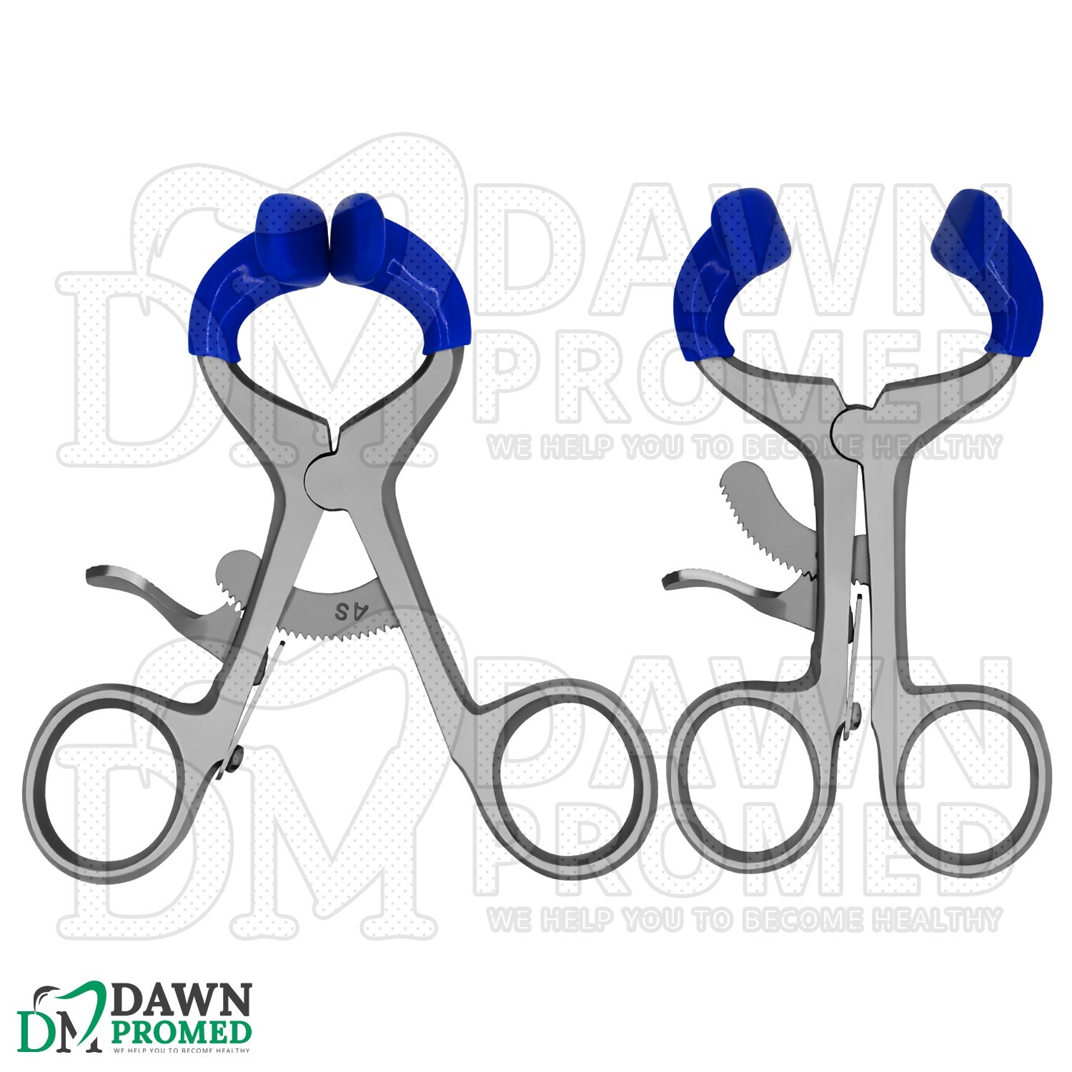Molt Mouth Gag 3.5″ Blue PVC Mouth Opener Dental Oral & Maxillofacial Instrument