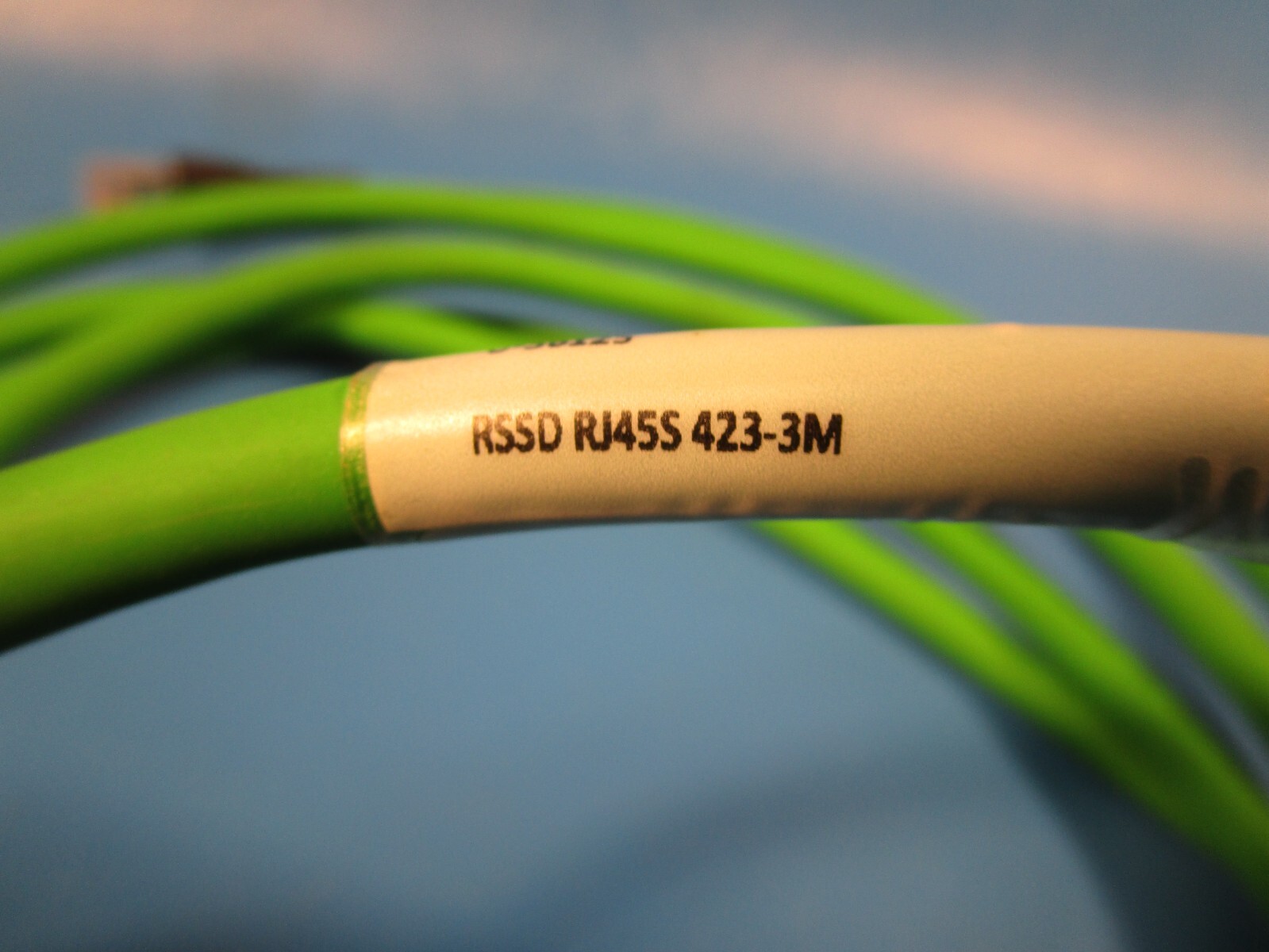 TURCK RSSD-RJ45S-423-3M, U-56125 DOUBLE-ENDED CORDSET STRAIGHT MALE CONNECTOR