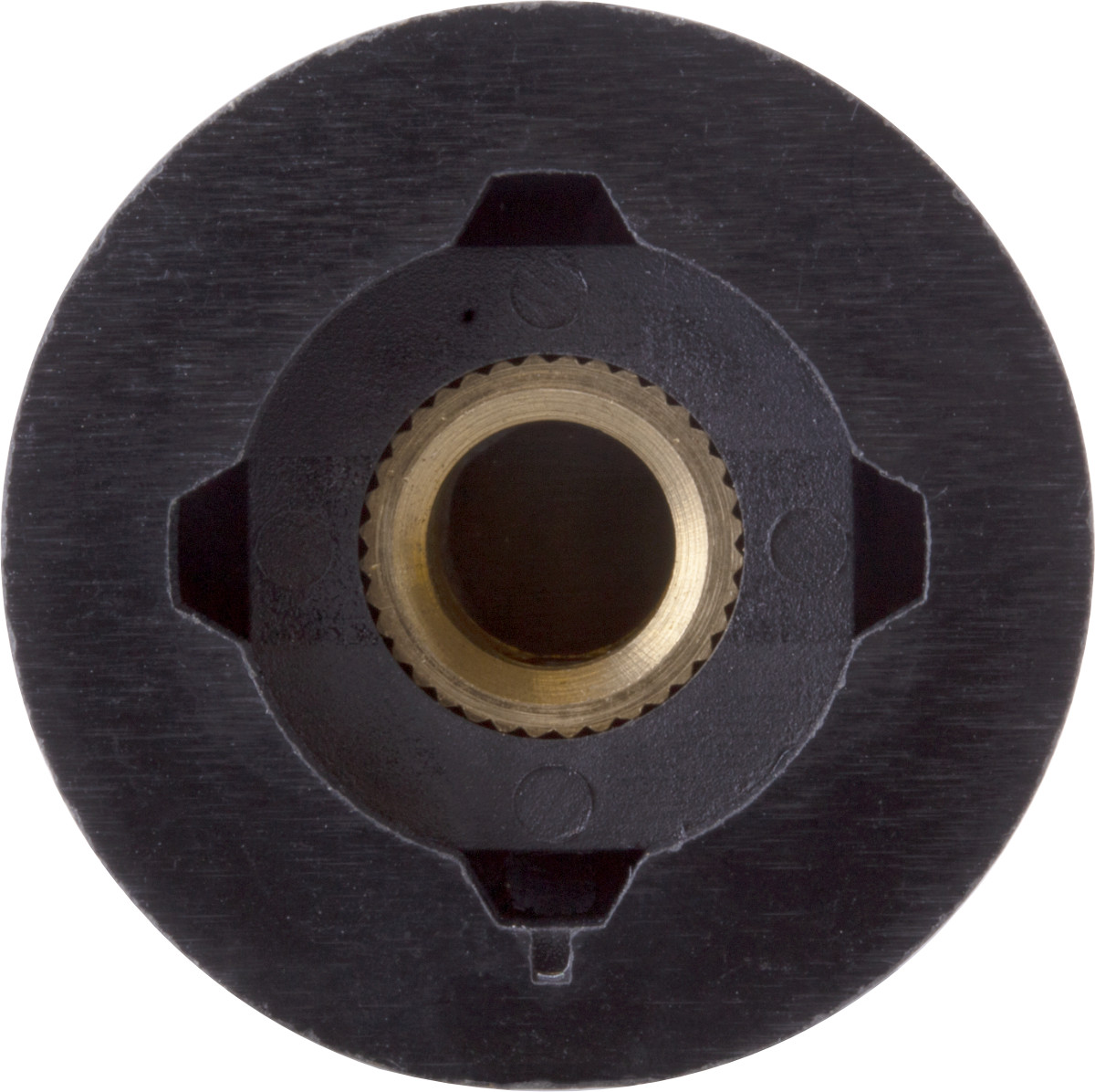 CED P-K415-28 BLACK ORANGE AMP SYTLE KNOB 28mm 1/4″SHAFT RADIO 1PC