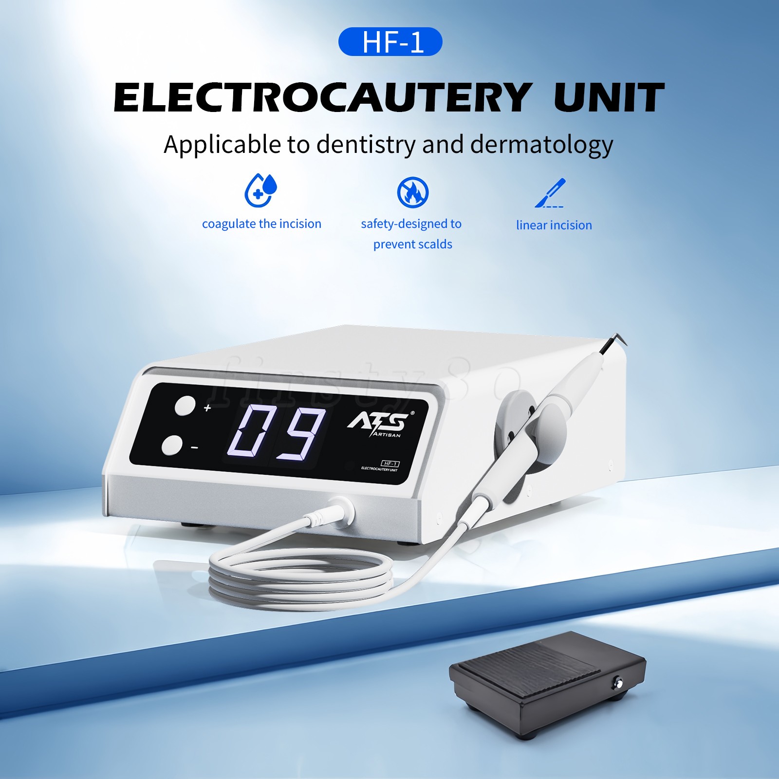 High Frequency Portable Dental Oral Surgery Electric Knife Electrosurgery 9 Tips