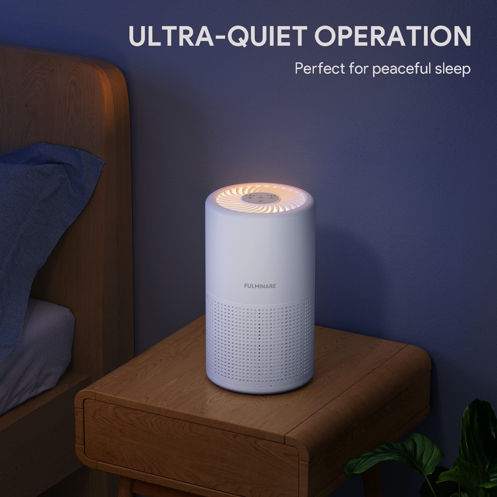 Air Purifiers for Bedroom, FULMINARE H13 True HEPA Air Filter, Quiet Air Clea…