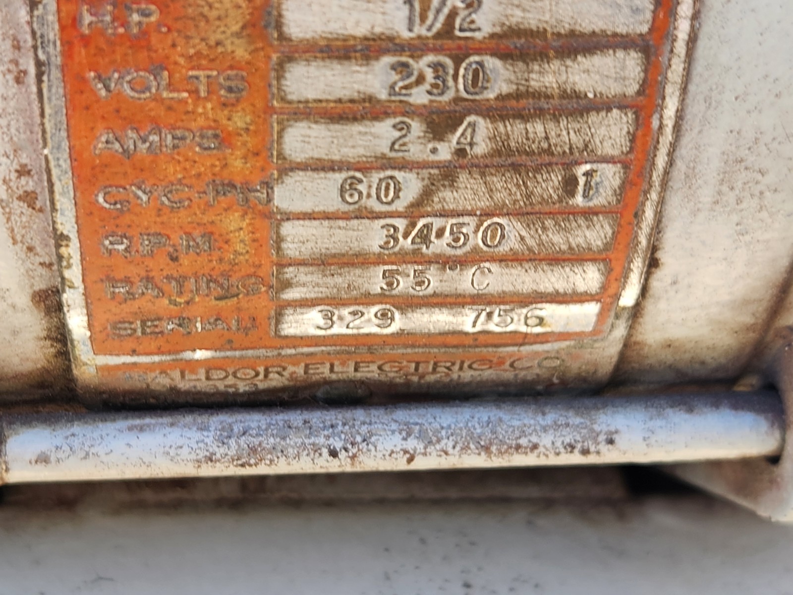 BALDOR GRINDER MODEL 1530