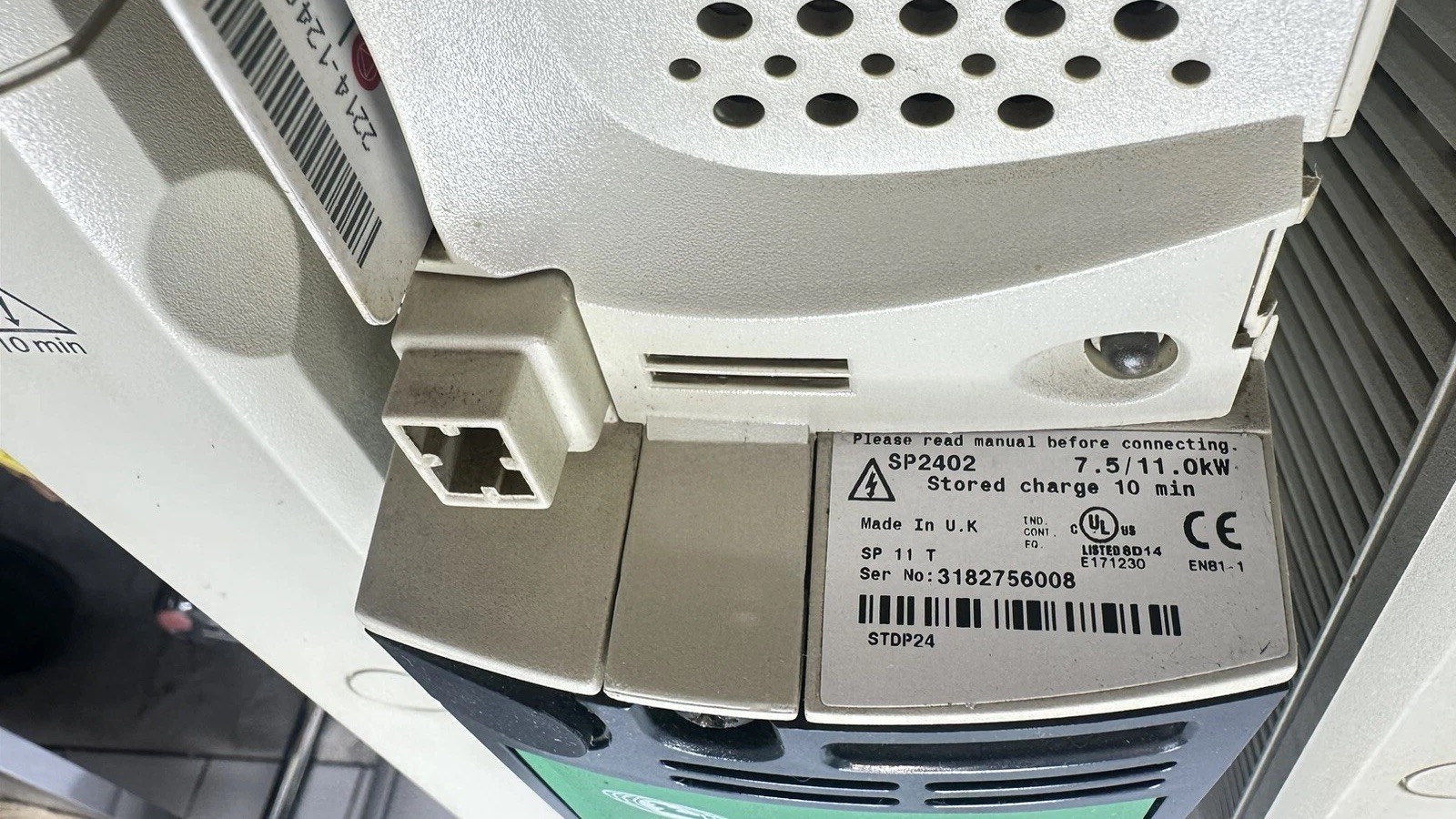 NIDEC SP2402 CONTROL TECHNIQUES UNIDRIVE SP INDUSTRA PARAMETER STORAGE SMARTCARD