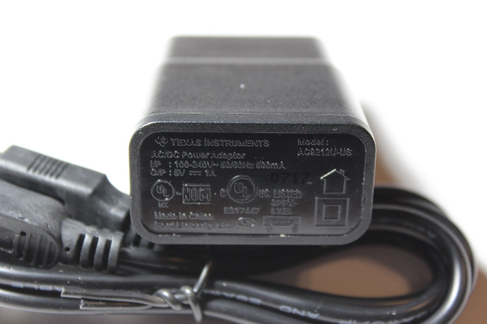 New Factory TI-84 Plus CE Charger AC Adapter with USB Cable