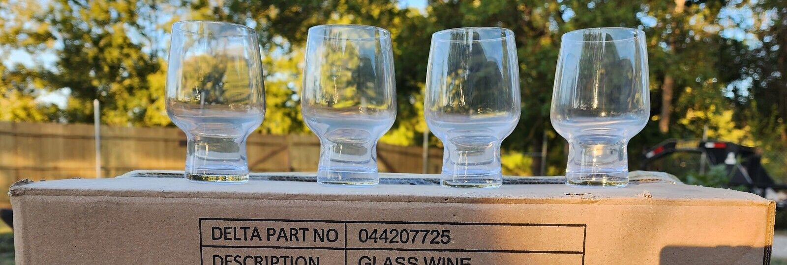 ALESSI for DELTA AIRLINES Cordial Short Stem Glasses, Wine Glass 10 pcs