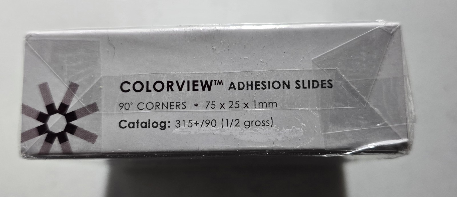 StatLab 315+/90(1/2 gross) Green ColorView Adhesion Slides 90°Corners Microscope