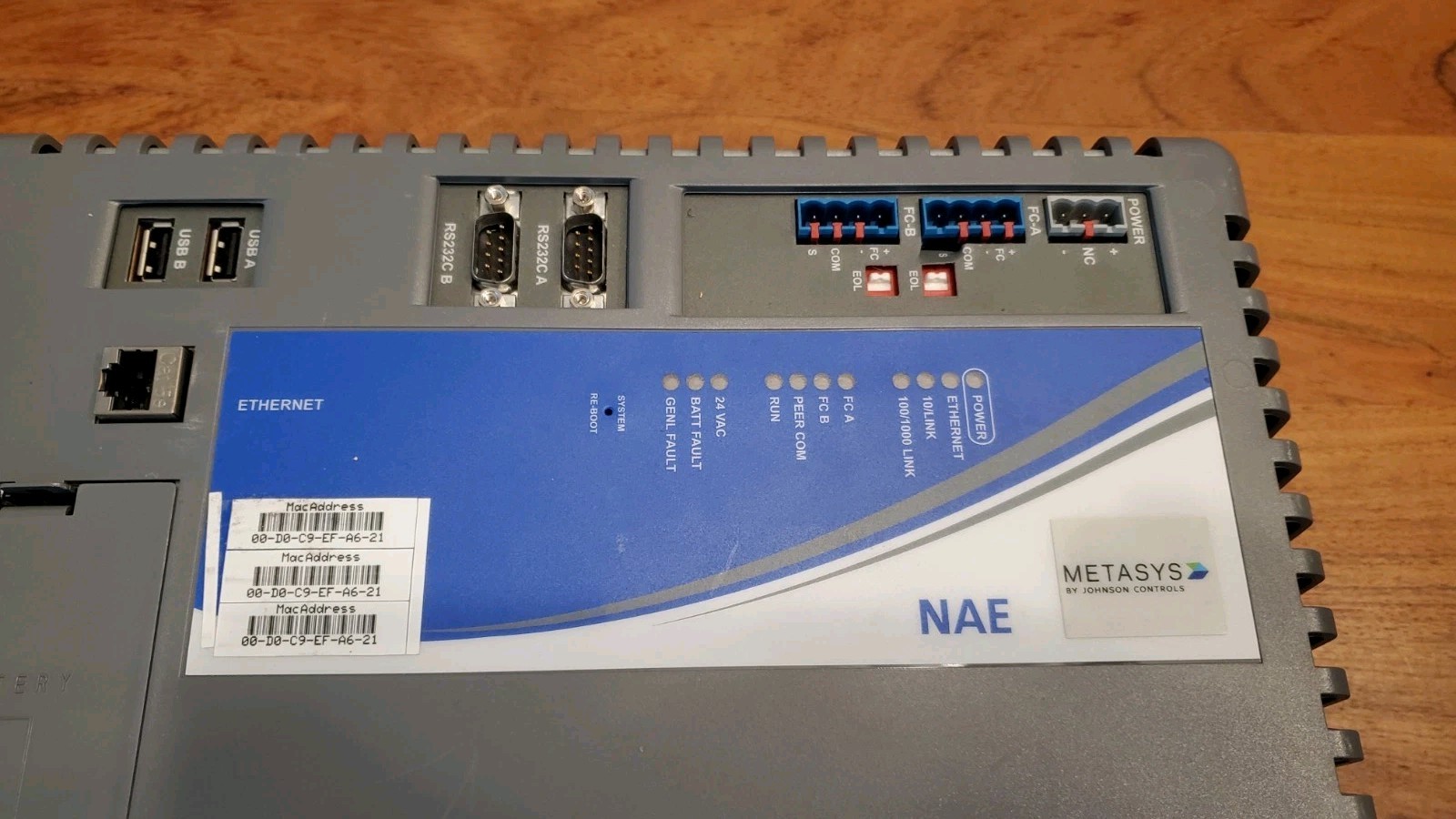 Johnson Controls Metasys MS-NAE5510-2 MS Network Automation Engine