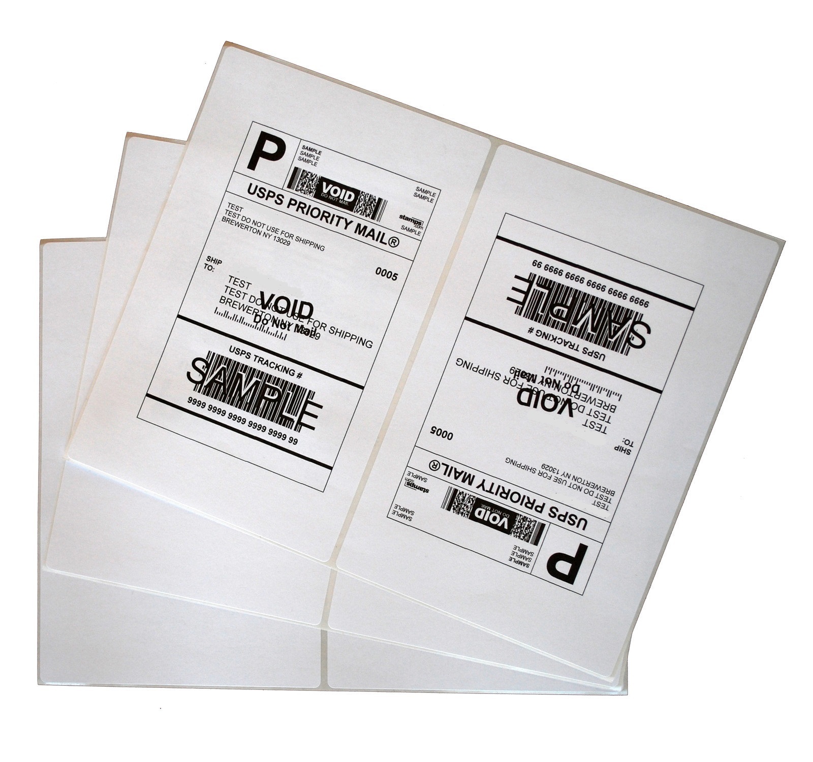 200 Shipping Labels Blank Self Stick Paper for printing USPS UPS eBay Postage