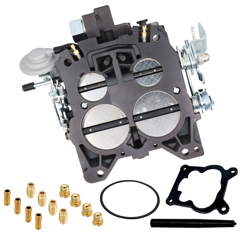NEW 4 Barrel Marine Carburetor for Mercruiser 260/350 V8 Engine Quadrajet Style