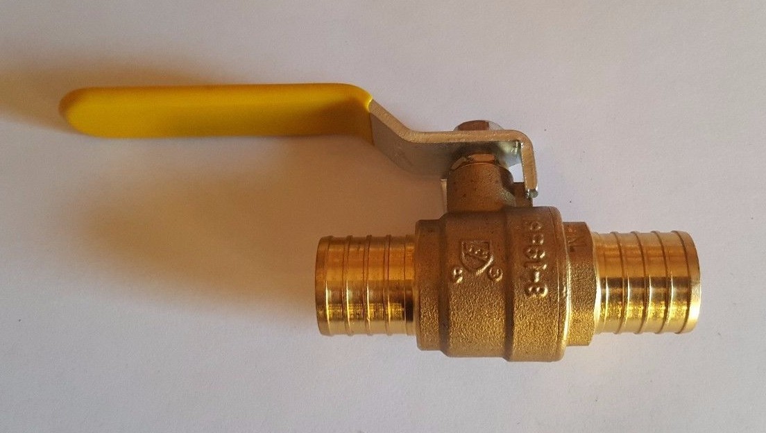 1 Piece 1 Inch Pex Ball Valve, 1″ Pex Ball Valve, Full Port