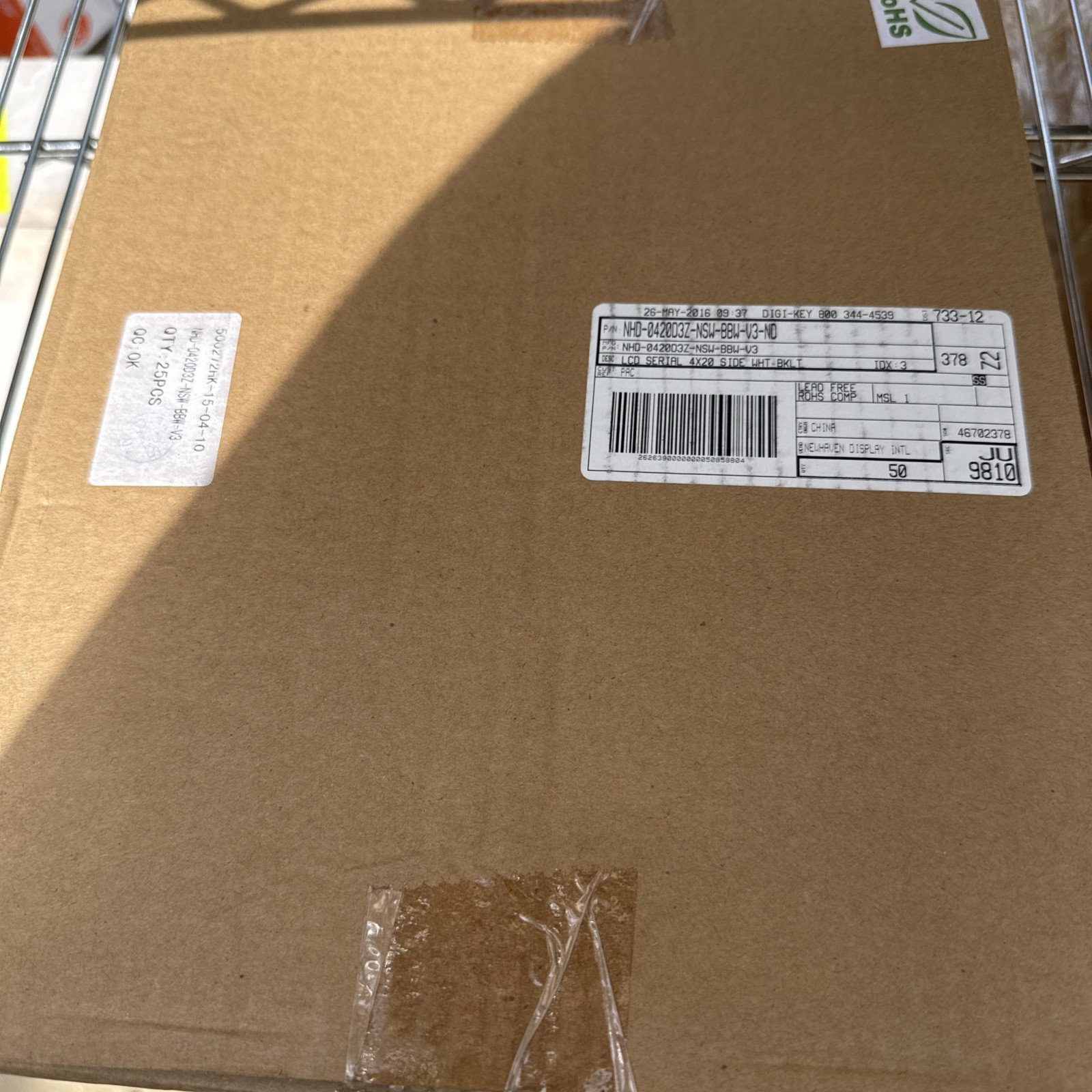 nhd-0420d3z-nsw-bbq v3 4×20 lcd serial display new haven