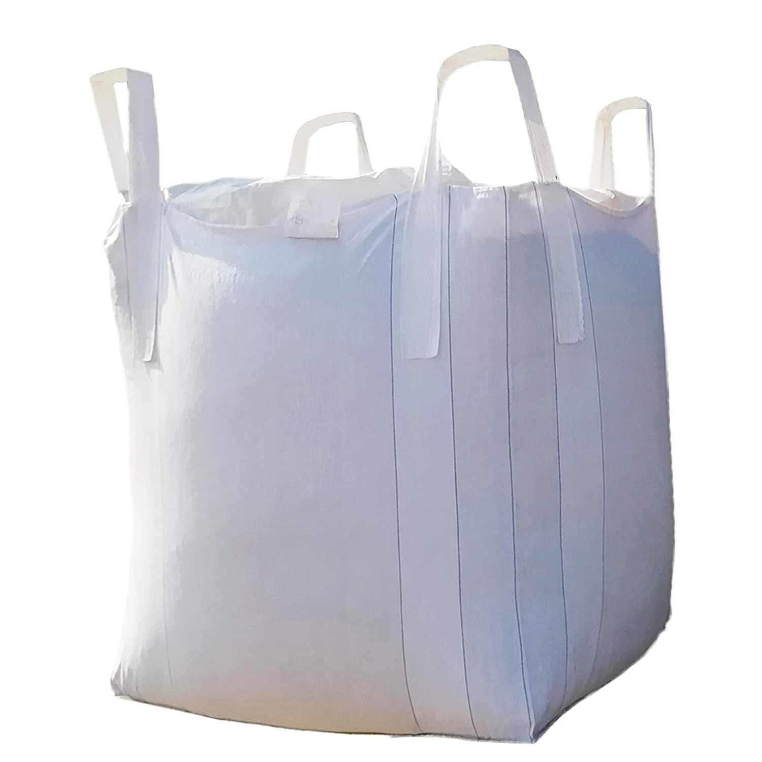 Heavy Duty FIBC Bulk Bag 2200 Lbs, Open Top Flat Bottom, Super Sack