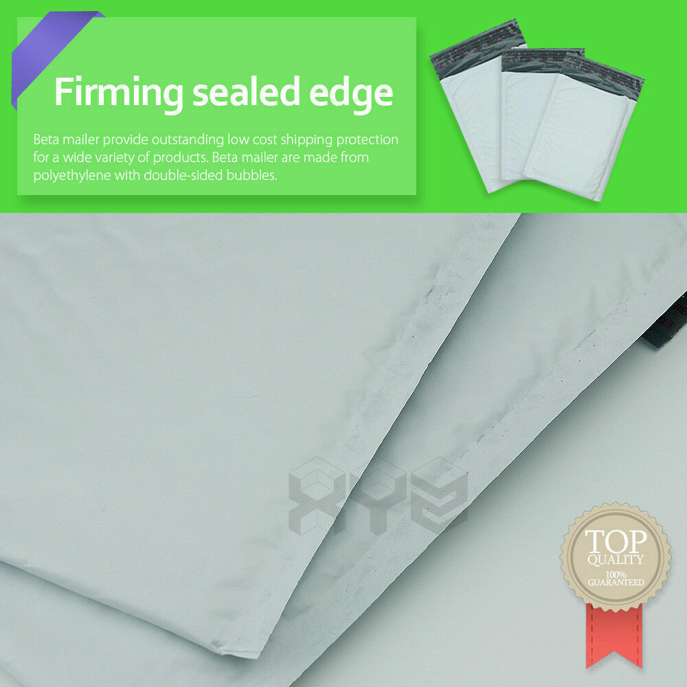 2500 PCS #000 4×8 (4×7) Poly Bubble Mailer Padded Envelope Shipping Supply Bags