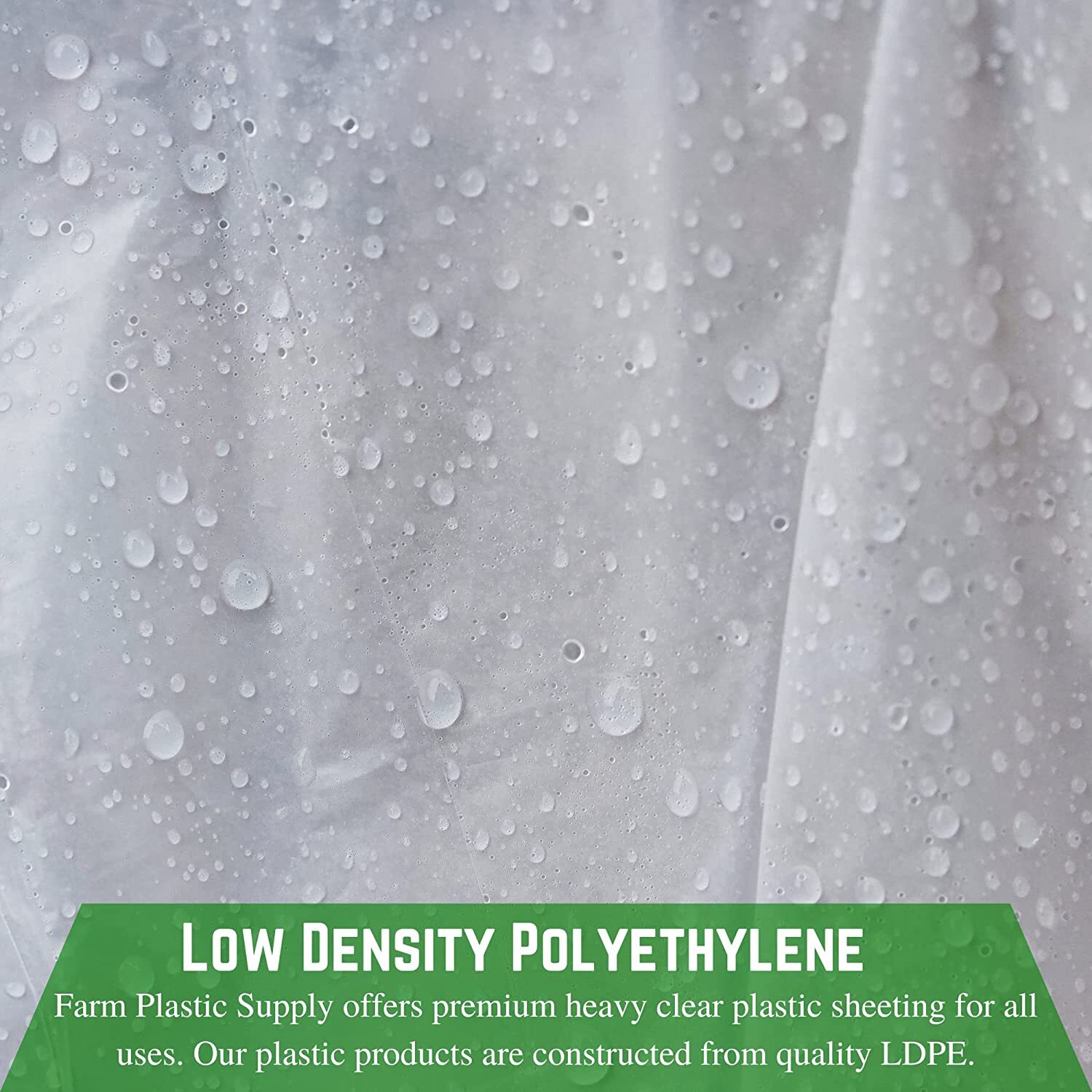 Poly Cover – 10 Mil Clear Plastic Sheeting