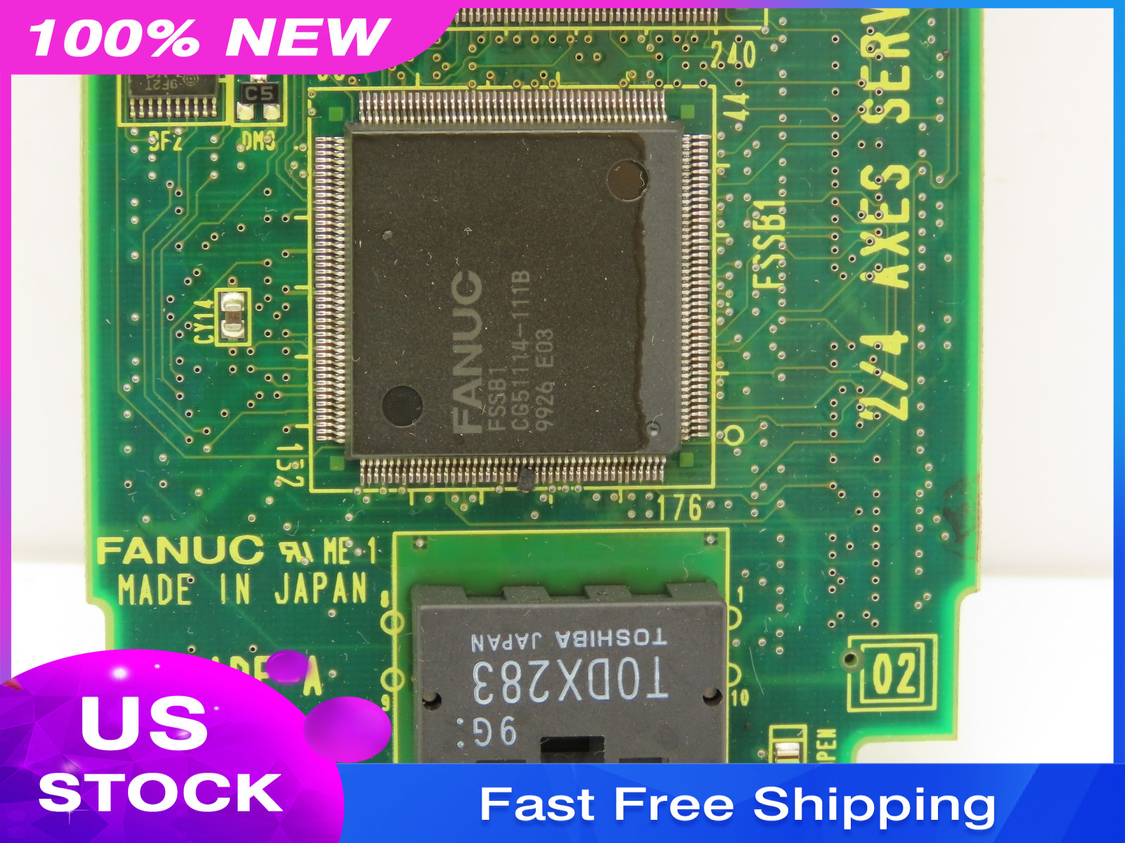 Fanuc A20B-3300-0120 2/4 Axes Servo Card Control Module