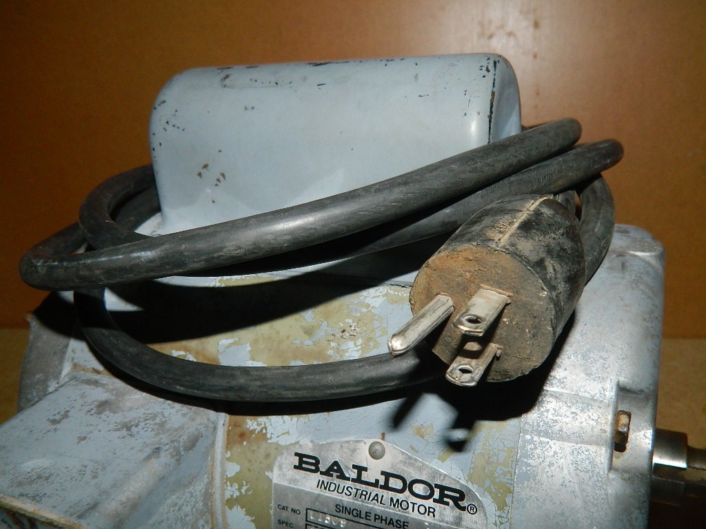 Baldor Industrial Motor Single Phase L1309 1HP 115/230 Volt 3450 RPM 5/8″ Shaft