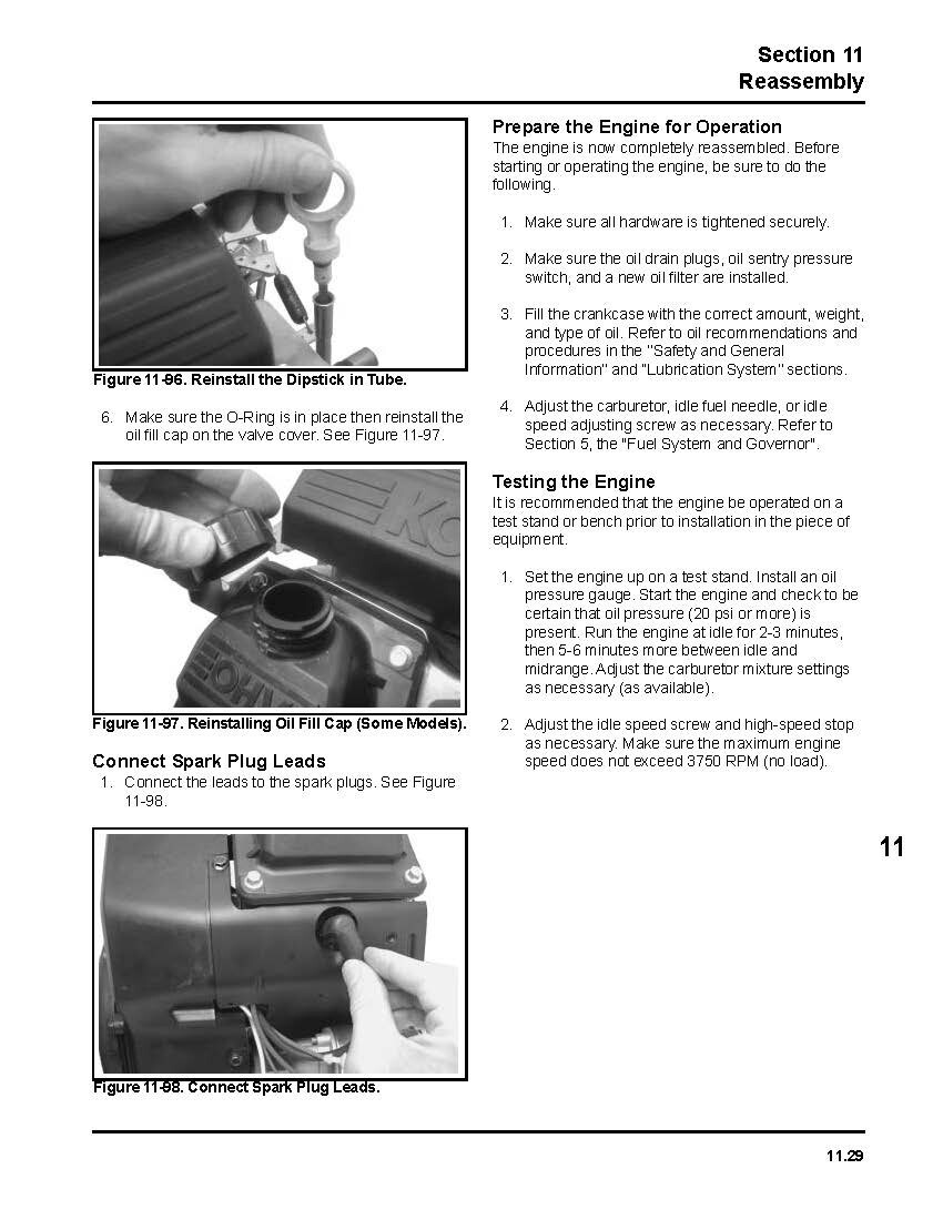18-745 Engine Service Repair Manual Fits Kohler Command CH18-745