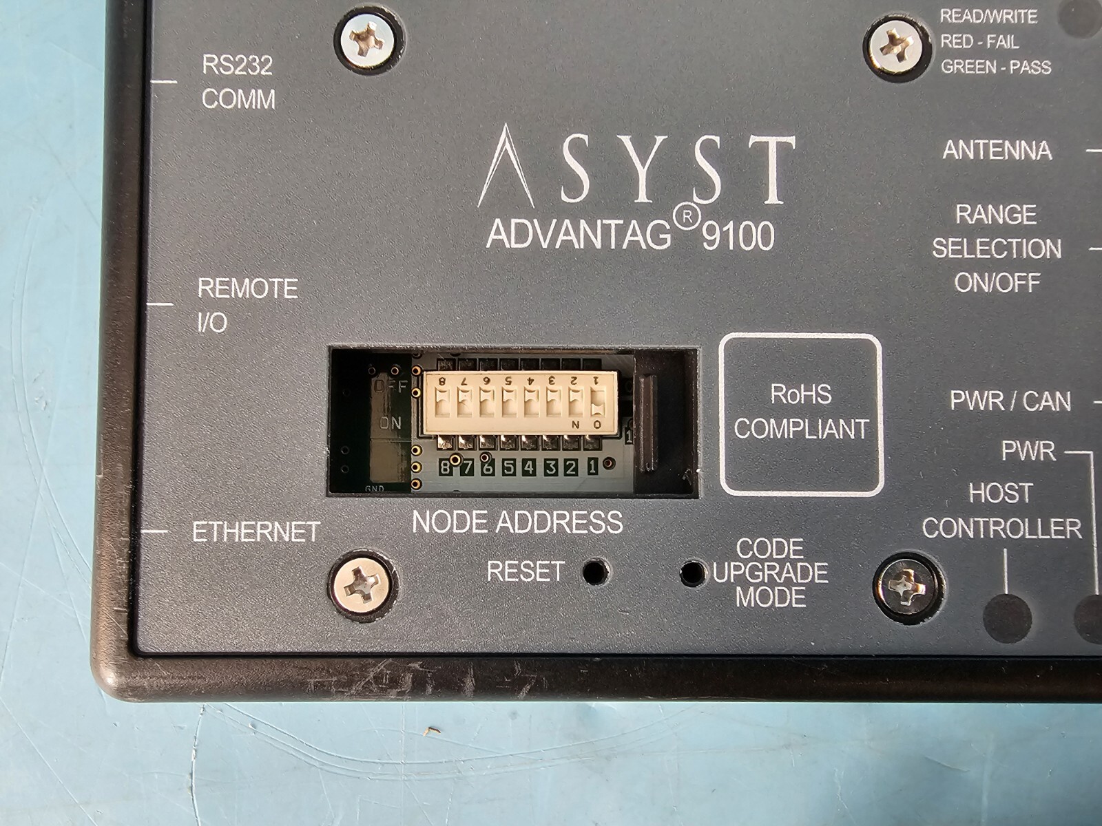 1PC ASYST ATR9100 P/N 9701-2936-02 ADVANTAG9100 RFID READER /w 9701-2883-04