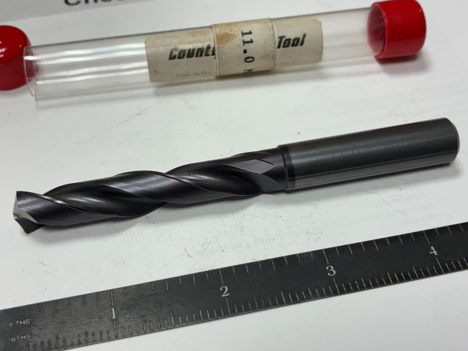 YG1 DH424110, 11.0mm Solid Carbide Dream Drill, 5xD TiAlN, 140°, 113mm OAL