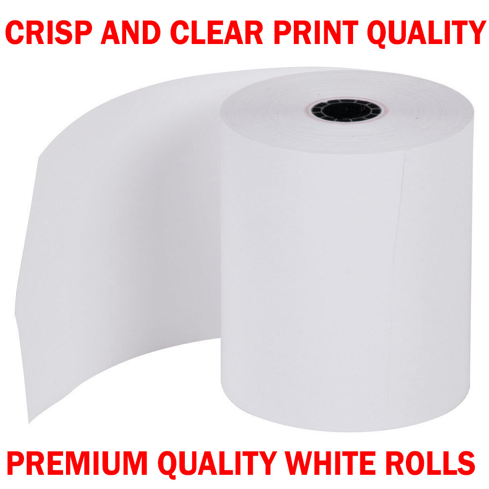 3 1/8 X 230 THERMAL PAPER 50 ROLLS HIGHQUALITY PRINTING FOR STAR TSP100 BPA FREE