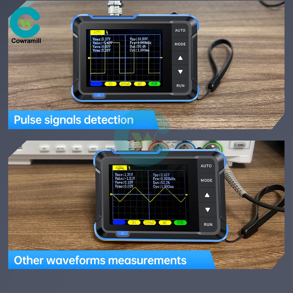 FNIRSI DSO152 Handheld Oscilloscope Type-C Portable Digital Oscilloscope 2.5MS/s
