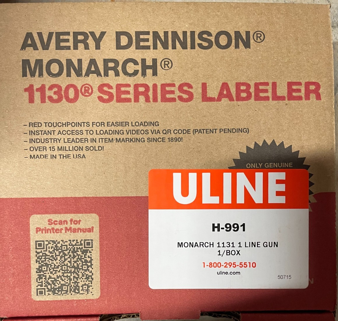 Monarch 1131 Single Line Labeler Pricing Label Gun New