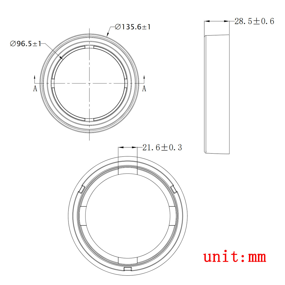 4x Head Light Rubber Rings 676078R1 For John Deere Case IH International Tractor