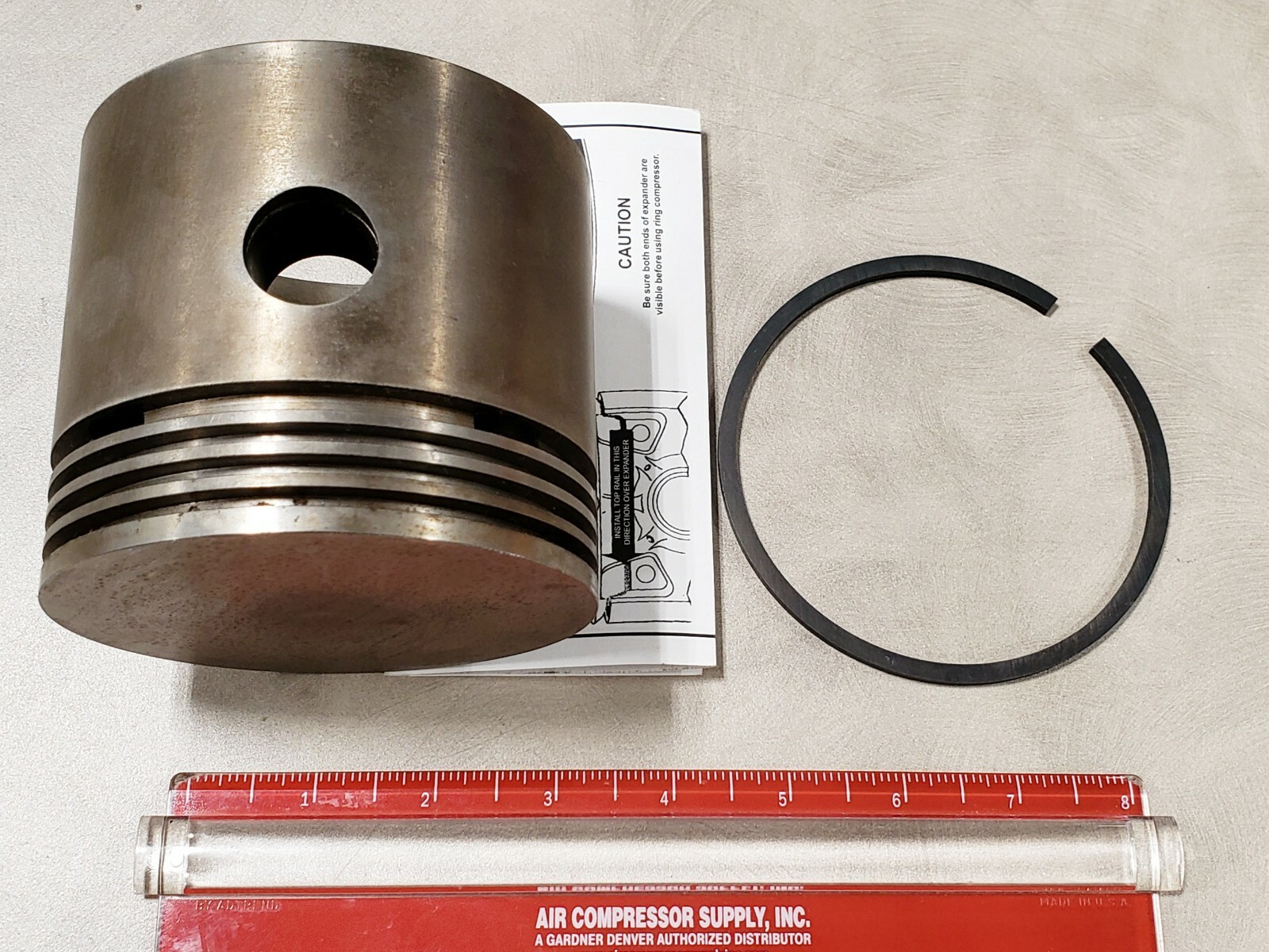 Quincy 1275G001 (2024315081) Air Compressor 4″ Piston + Rings Assembly Kit / Set