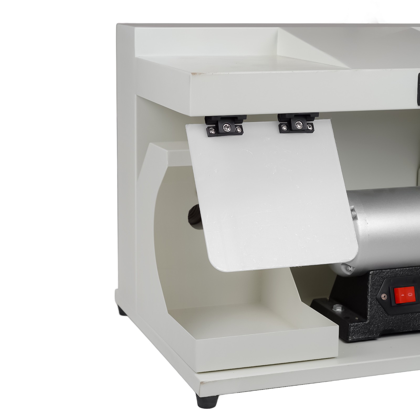 Dental Lab 550W Polishing Lathe Machine 2800rpm with LED Light 2 Big Covers USA