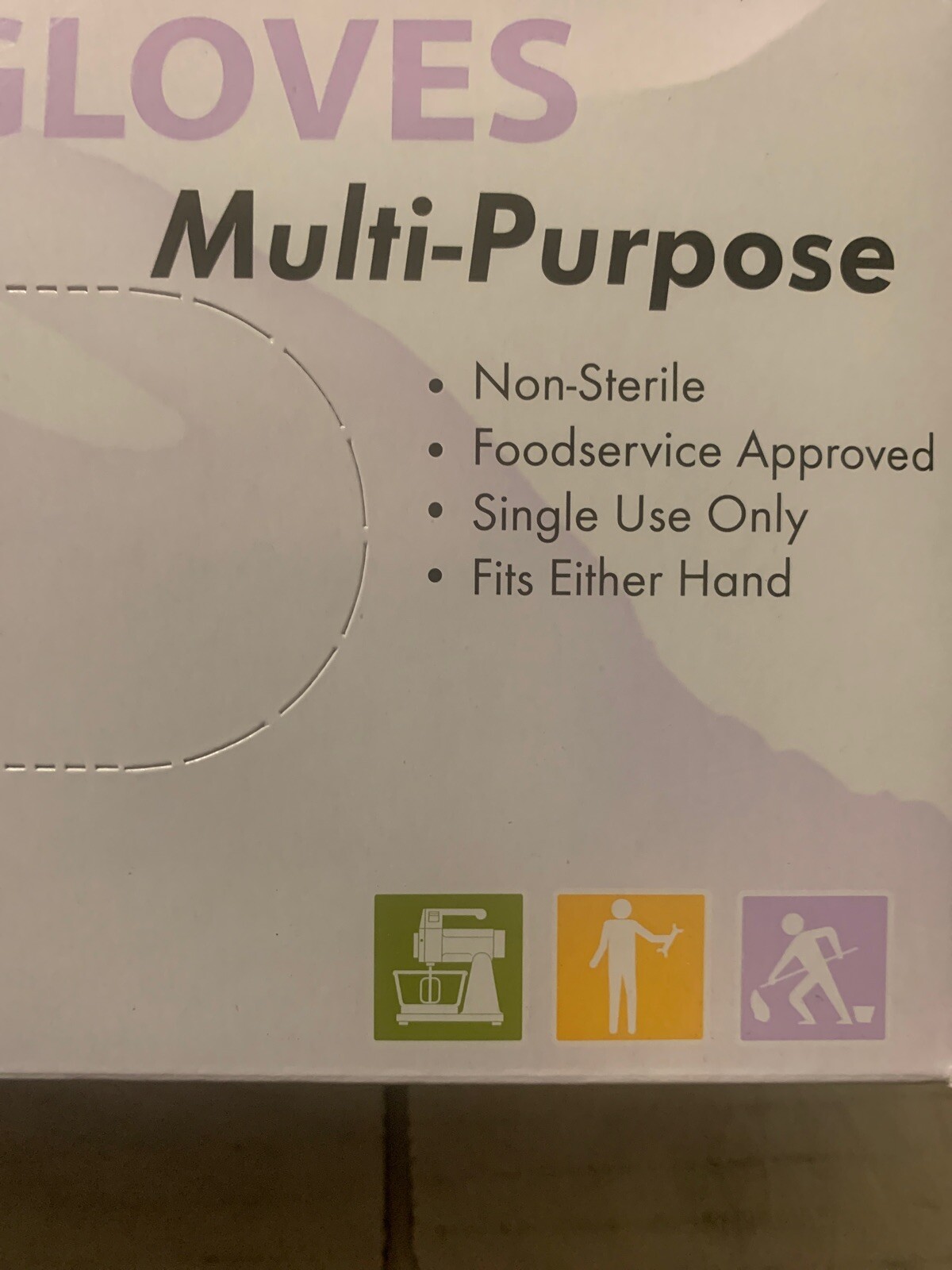 200 Cast Poly Multi-Purpose Powder Free Size Xlarge Gloves 1 Box
