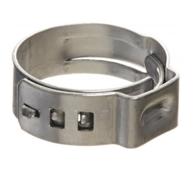 Oetiker 15.7mm Stainless Steel Stepless Ear Clamps 015.7-706R Pack Of 25
