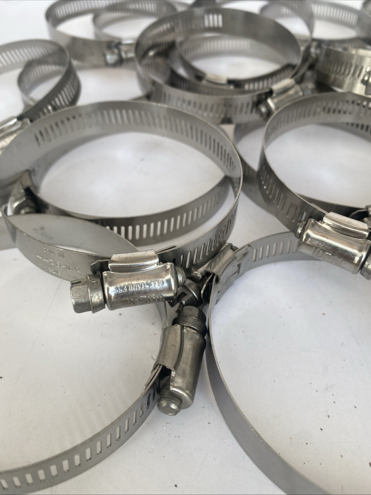 Ideal Tridon #44 Hose Clamp LOT OF 25 – 3-1/4” 34-82mm ALL STAINLESS 44 Mexico