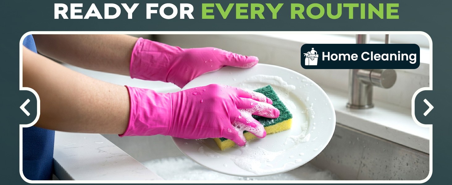 Fuchsia Hot Pink Nitrile Disposable Gloves -3 Mil Medical Exam Nitrile Gloves
