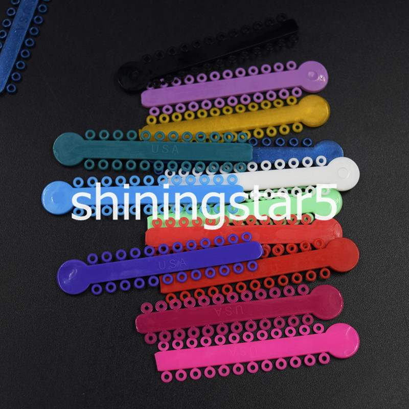 1040 Dental Orthodontic Ligature Ties Elastics Rubber Band Ligaduras Elastomeric