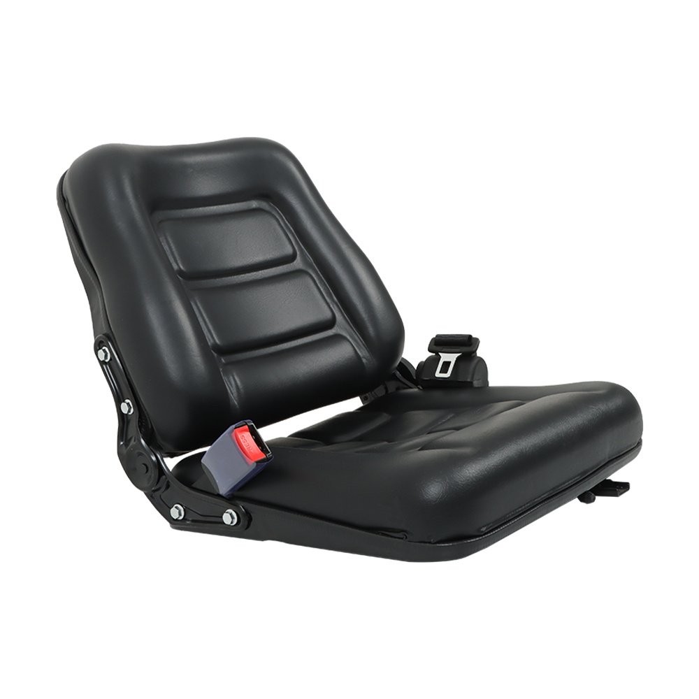 Universal Adjustable Forklift Tractor Seat Suspension Seat w/Safety Belt