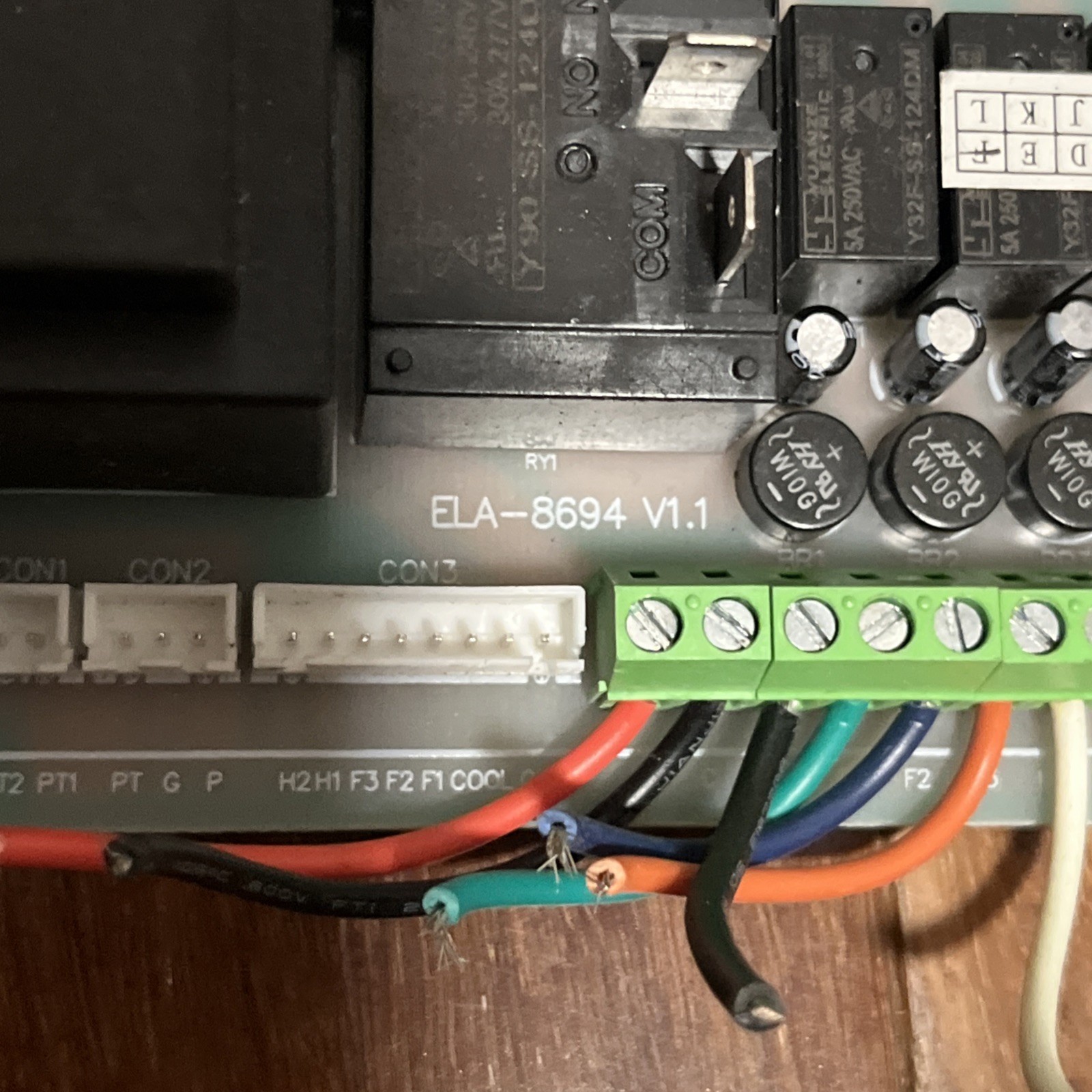 Ice Air RSAN PTAC ELA-8694 Relay Control Board
