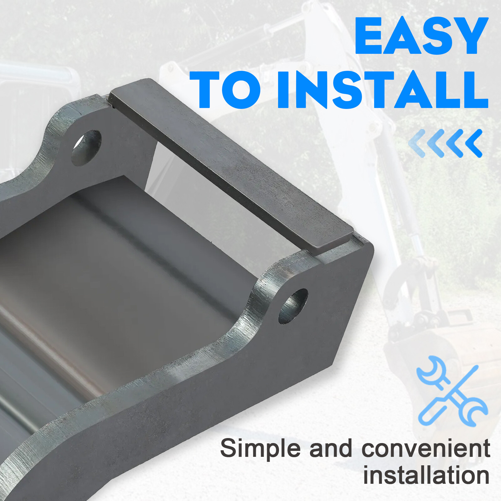 For Bobcat X-change E Series Steel Quick Attach Excavator Coupler Bracket