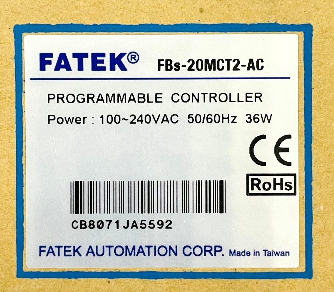 FATEK FBS-20MCT2-AC Programmable Controller