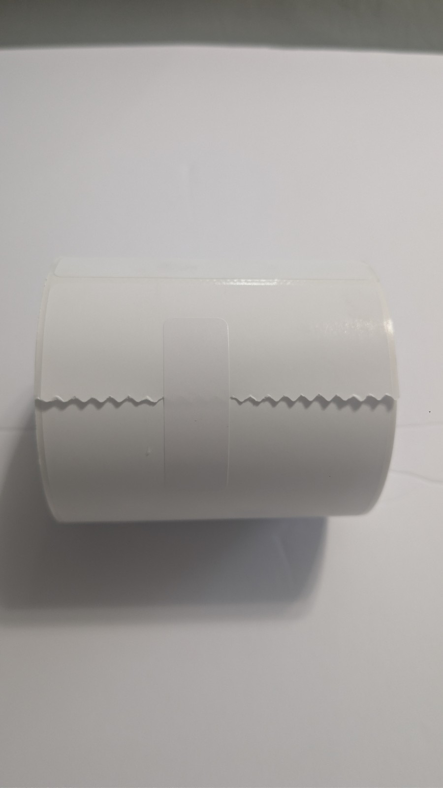 Blank White Adhesive Label Roll, Perforated, Adhesive, Blank, White, Label Roll