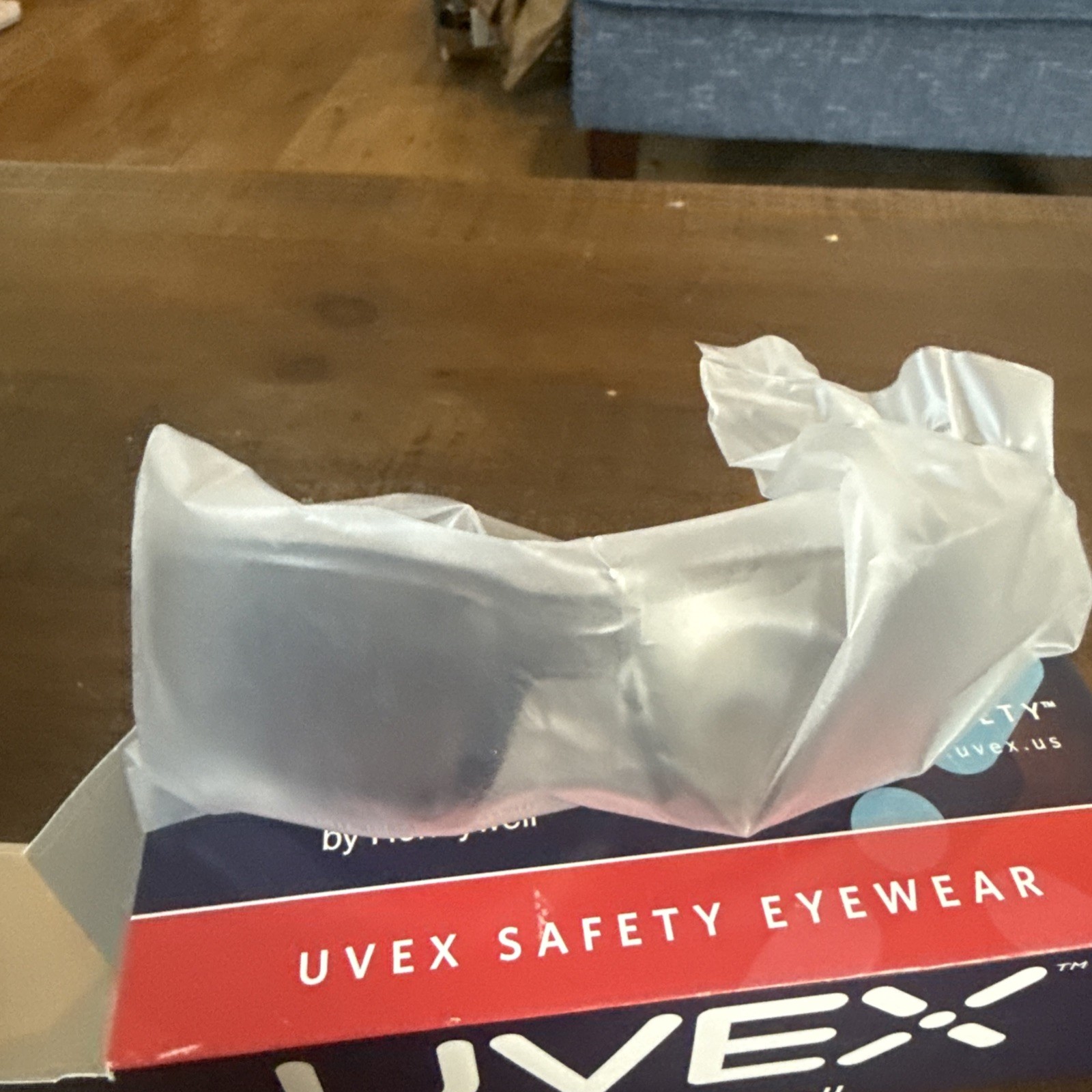 Uvex Hypershock Safety Glasses Hydroshield AF Coating Smoke Brown Frame Expresso