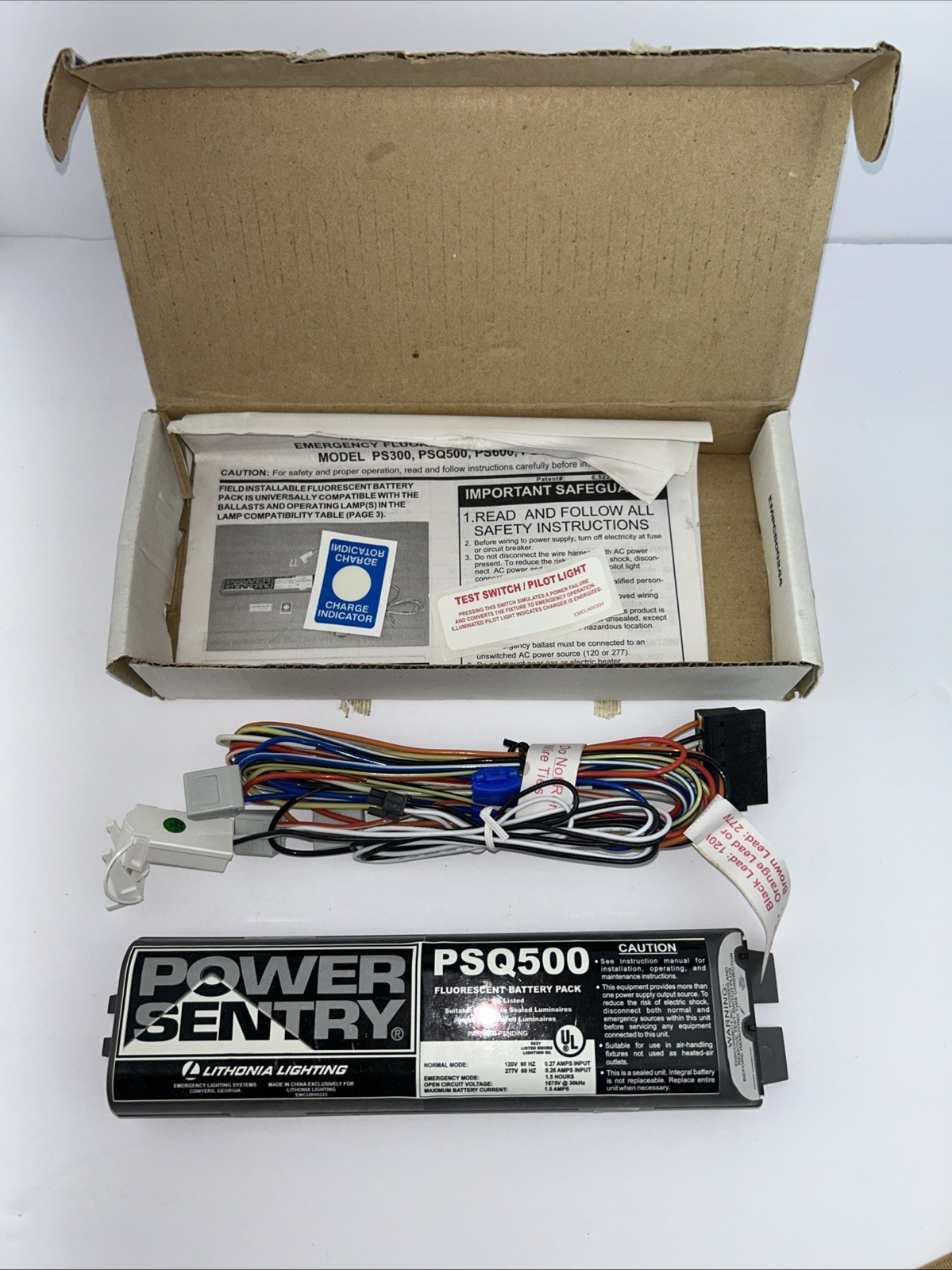 Lithonia Power Sentry PSQ500QD MVOLT Emergency Battery Pack 500lm Gray