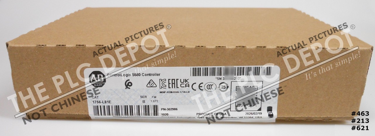 2026 SEALED Allen Bradley 1756-L81E Series /B ControlLogix [REAL US SELLER] #QTY