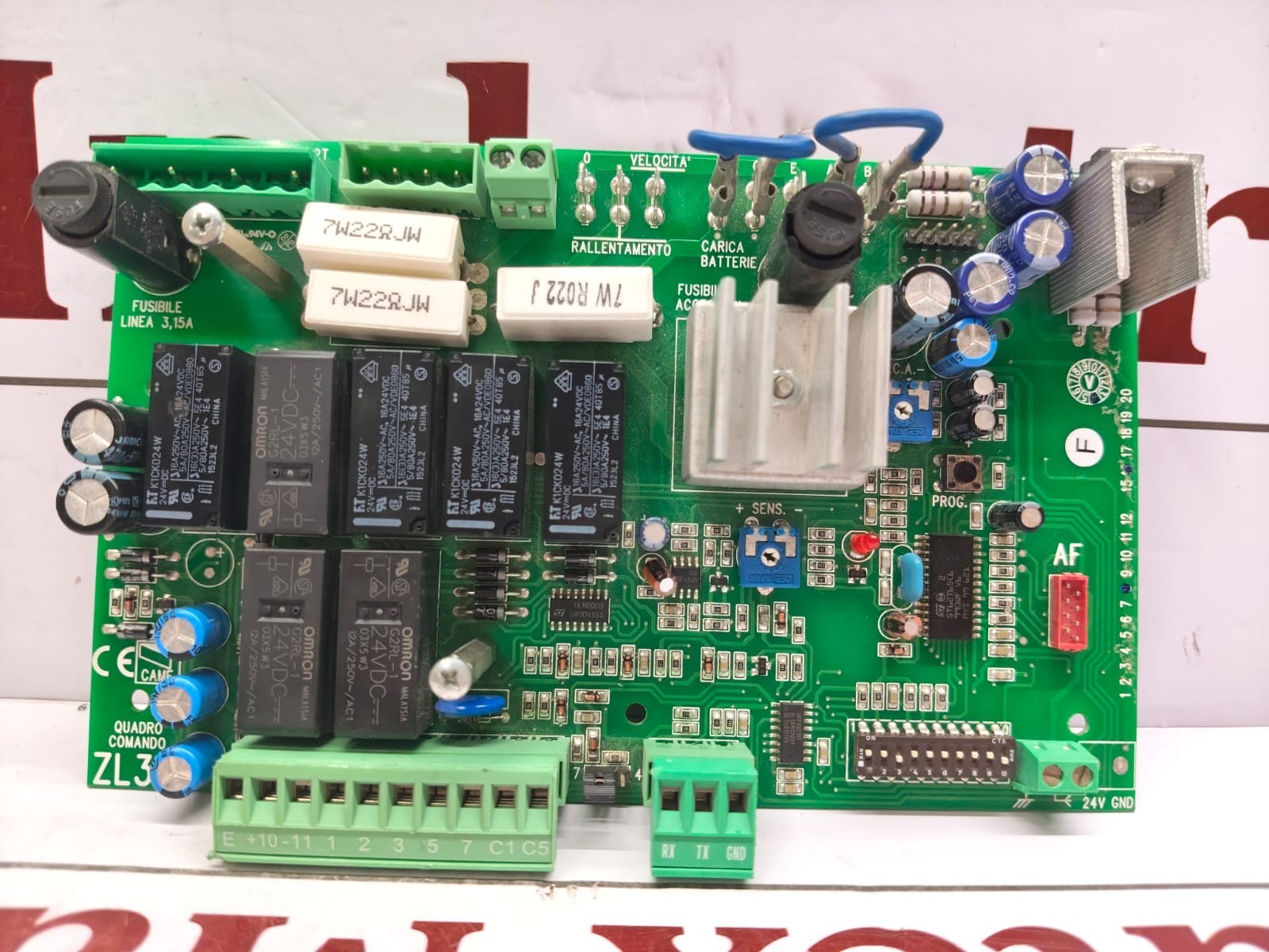 CAME ZL37 Quadro Comando Control Board for GARD4000 / GARD6000 Gate Barriers NEW