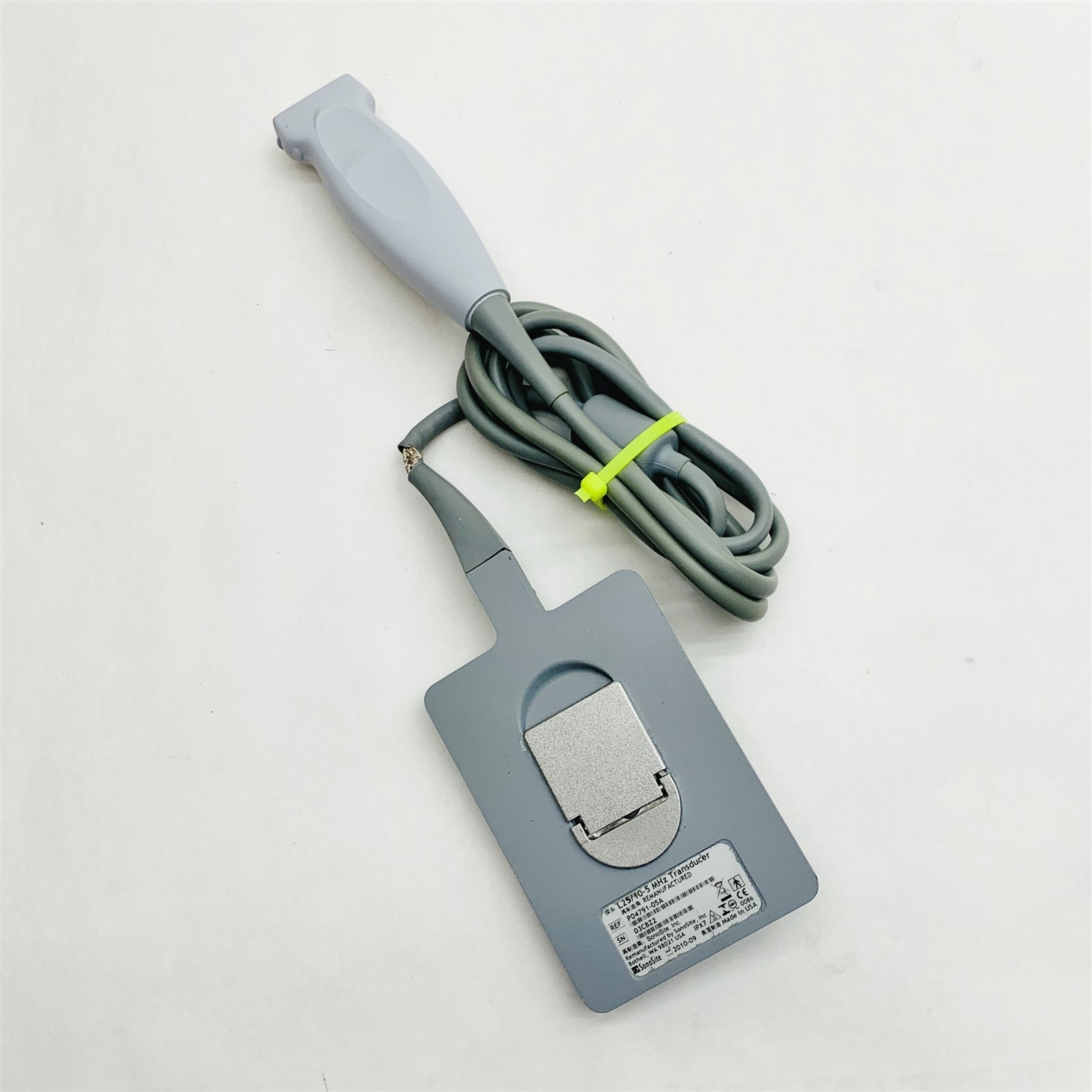 SonoSite L25/10-5MHz Linear Ultrasound (Mfg 2010-09) Transducer Probe P04791-05A