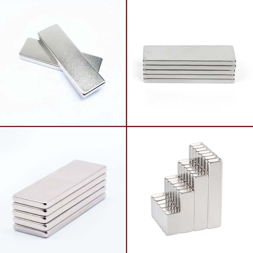 Square Super Strong Magnets Length 5-100mm N35 Rare Earth NdFeB Magnet Multiple