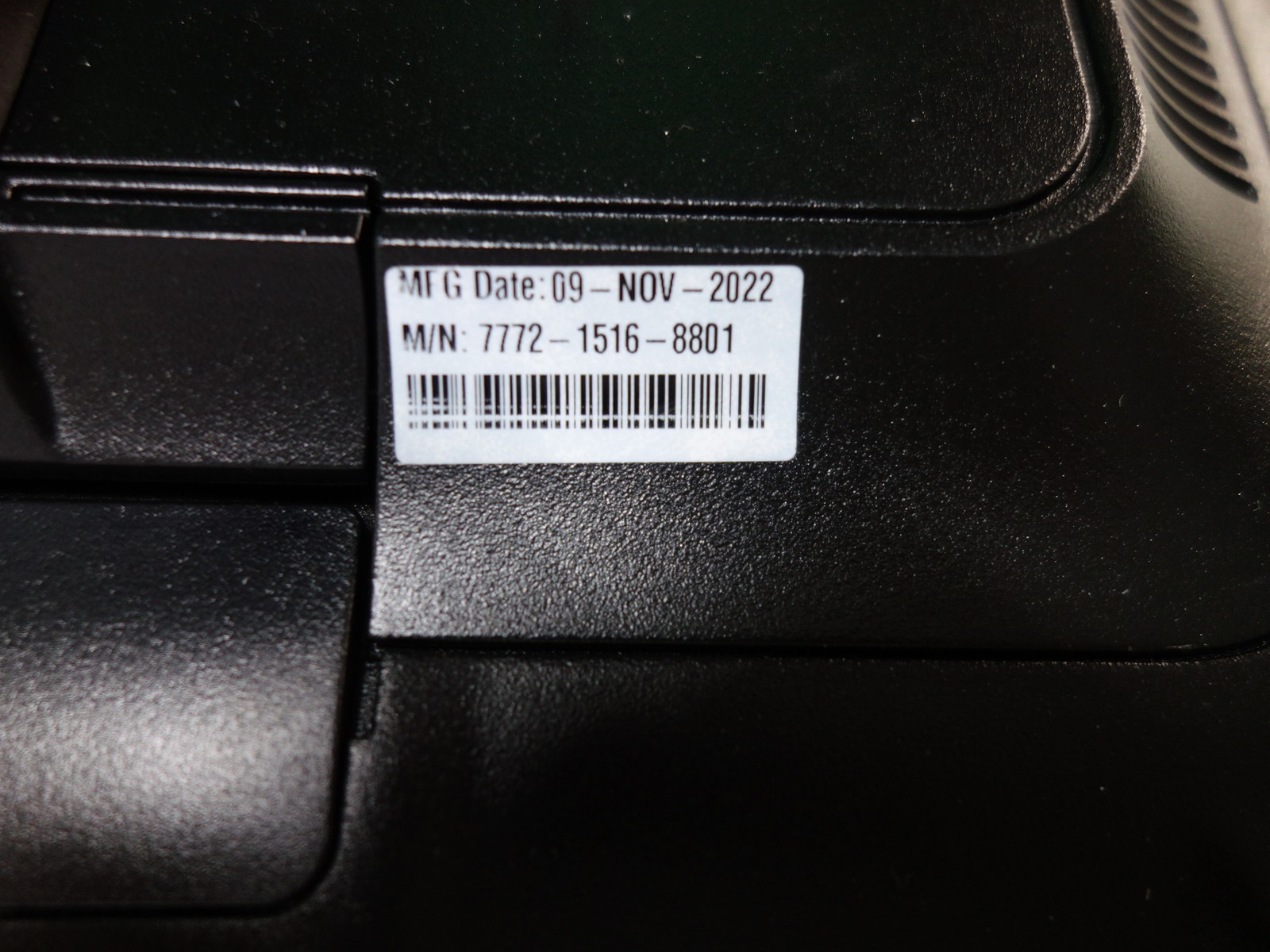 NCR CX7 7772-1516-8801 POS TERMINAL i5-8500T