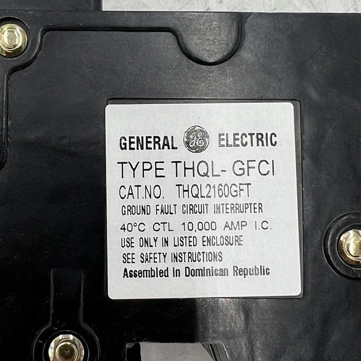 General Electric THQL2160GFT 60 Amp 2 Pole 240v Mini Circuit Breaker